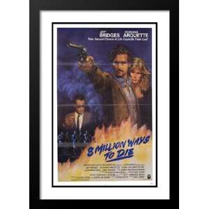 Million Ways to Die 32x45 Framed and Double Matted Movie Poster   A 