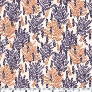    Wide The Helena II Collection Fern Navy/Mustard Fabric By The Yard