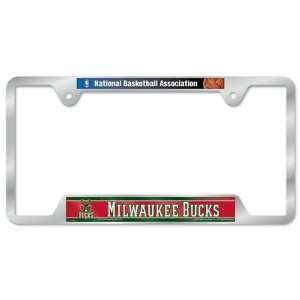 Milwaukee Bucks Metal License Plate Frame