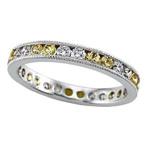   Eternity Band With Milgrain in 14 kt Yellow Gold Size 6.5 Karina B