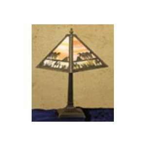   Pyramid Shade W/Vasecap 9.5 Deco Mission/6Hrp&Risr