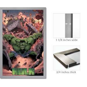   Framed The Incredible Hulk Comic Poster Smash Fr6258