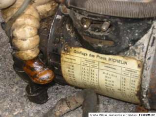 very old Michelin man compressor w.Bibendum 1930th  