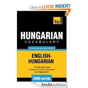 Hungarian Vocabulary for English Speakers   English Hungarian   3000 