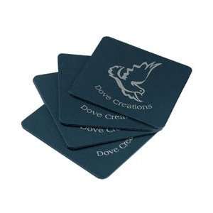  A1340    Bonded Leather Square Coaster Sets