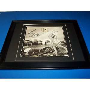  Rush Autographed LP 