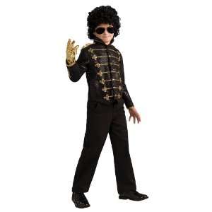 Party By Rubies Costumes Michael Jackson Deluxe Black Military Jacket 