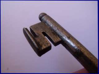 RARE French wrought iron key of lock 17 th century  