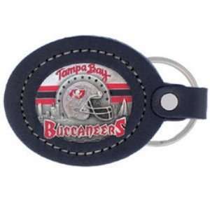  Large Leather Key Chain   Tampa Bay Buccaneers Sports 