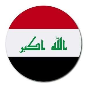  Iraq Flag Round Mouse Pad