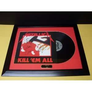  Metallica autographed kill em all lp 
