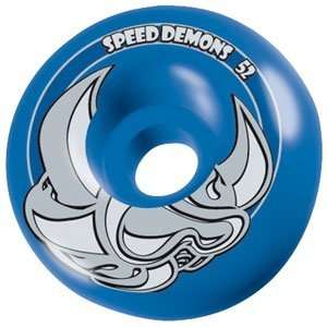  Speed Demons   Metal Heads Skateboard Wheels (54mm)   Blue 