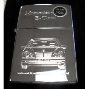  Mercedes Benz E Class Zippo Lighter w/Case Everything 
