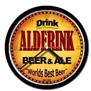  ALDERINK beer and ale wall clock 