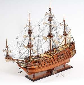 Dutch Zeven Provincien Wood Display Model Ship 36 Boat