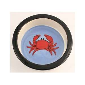  Melia Crab Design Ceramic Dog Bowl SMALL Kitchen 