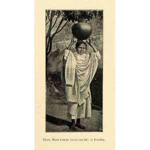  1901 Print Imerina Madagascar Hova Slave Woman Water 