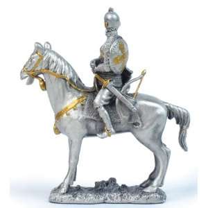  Figurine Medieval Knight (Pewter) Pewter Made