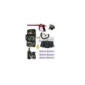   Power G4 Paintball Gun Meag Package   Red/Silver