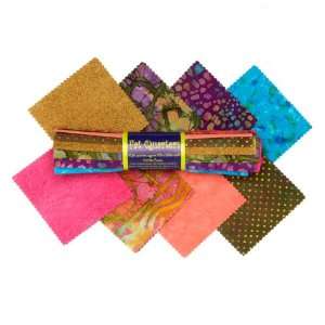 Indian Batik Fat Quarter Assortment Multi Fabric By The 