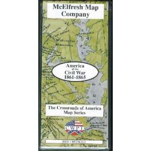 McElfresh Map Company. America of the Civil War 1861   1865. The 