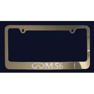 Infiniti M56 License Plate Frame (Zinc Metal)