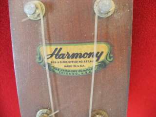 HARMONY UKULELE 1950S ERA, PATENT # 627,412 MADE IN USA  