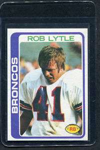 1978 Topps Rob Lytle RC #144 Mint  