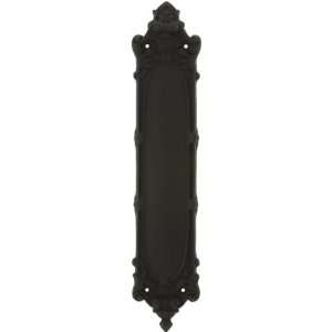  Marseilles Pattern Push Plate In Oil Rubbed Bronze.
