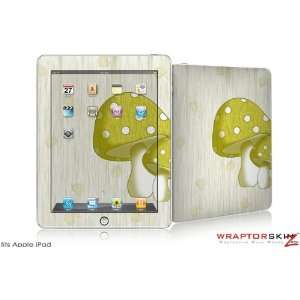  iPad Skin   Mushrooms Yellow   fits Apple iPad by 