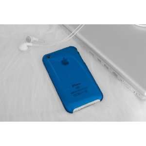   Clear Blue Hard Case Back Cover for iPhone 3G / 3GS 