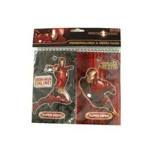  Superhero Iron Man Memo Pads x 2pk Toys & Games