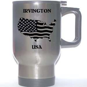  US Flag   Irvington, New Jersey (NJ) Stainless Steel Mug 