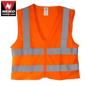   Vest with Reflective Strips   Meets ANSI/ISEA Standards, Size XXXL
