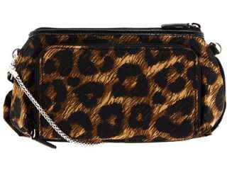 NEW BRIGHTON RENAISSANCE ROSE Handbag Cheeta Print Design wLong Chain 
