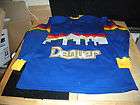 DENVER NUGGETS VINTAGE AUTHENTIC TEAM ISSUED SAND KNIT SHOOTING JERSEY 