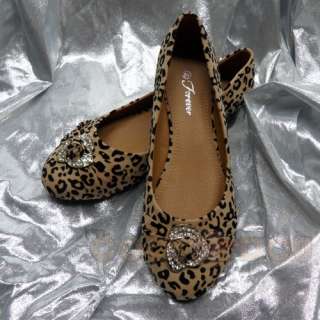   Fashion Casual Leopard Print Flats Shoes LORITA 08 CAMEL/Black NEW