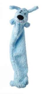 MultiPet Loofa Dog Unstuffed Squeaker Toy 12 Blue  