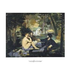  Luncheon on the Grass Finest LAMINATED Print Edouard Manet 