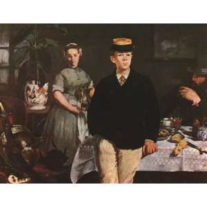   name The Luncheon in the Studio, By Manet Edouard