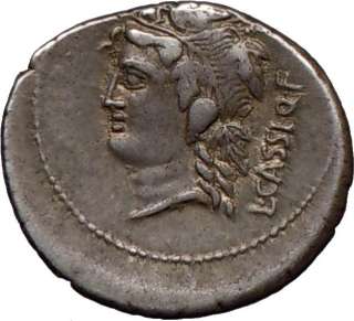 Roman Republic Cassius Q.f. Longinus 78BC Silver Coin  