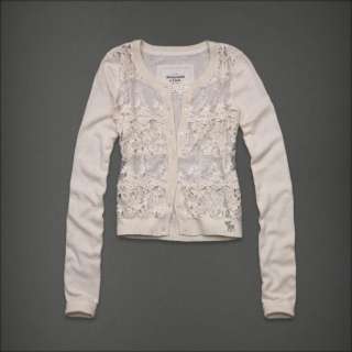 Authentic NWT Abercrombie & Fitch Women Jessa Sweater Cardigan Shirt 