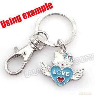 20 Keychain Keyring Lobster Clasp Swivel Clips 160311  