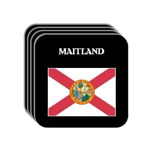 US State Flag   MAITLAND, Florida (FL) Set of 4 Mini Mousepad Coasters