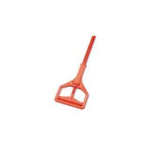  Janitor Style Screw Clamp Mop Handle, Fiberglass, 64 