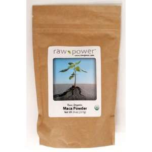 Maca Powder, Raw Power (8 oz, raw, certified organic), 2 pack 16 oz 