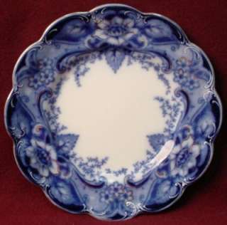 JOHNSON BROTHERS china ARGYLE flow blue LUNCHEON PLATE  