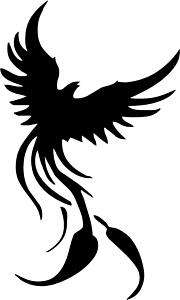 Phoenix Decal 3.75x2.25 select your color  