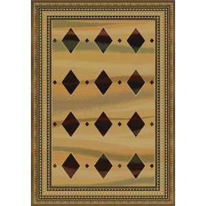  Jaded Diamonds B Rug From the Horizons Collection (47 X 63 