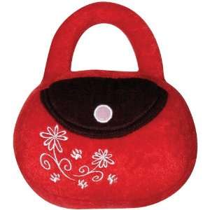  Dogit Luvz Dog Toys, Red/Brown Bag with Flowers Pet 